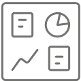 a black and white icon of a book with a clock